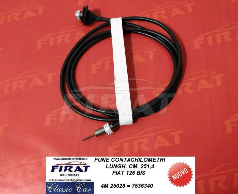 FUNE CONTACHILOMETRI FIAT 126 BIS (25028)